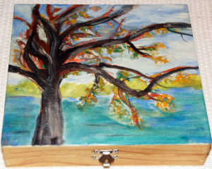 Painted Wood Box