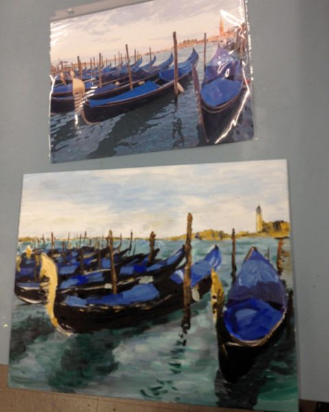 art painting venice