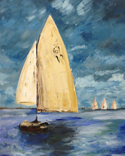 painting of a sailboat