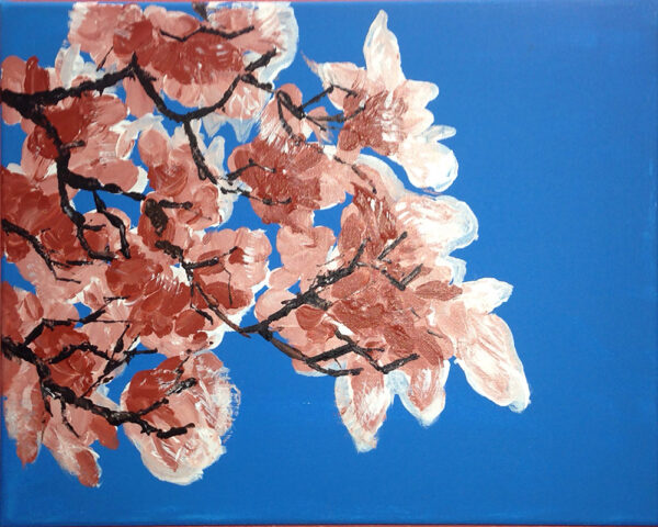 Painting of a Chinese Flowering Tree