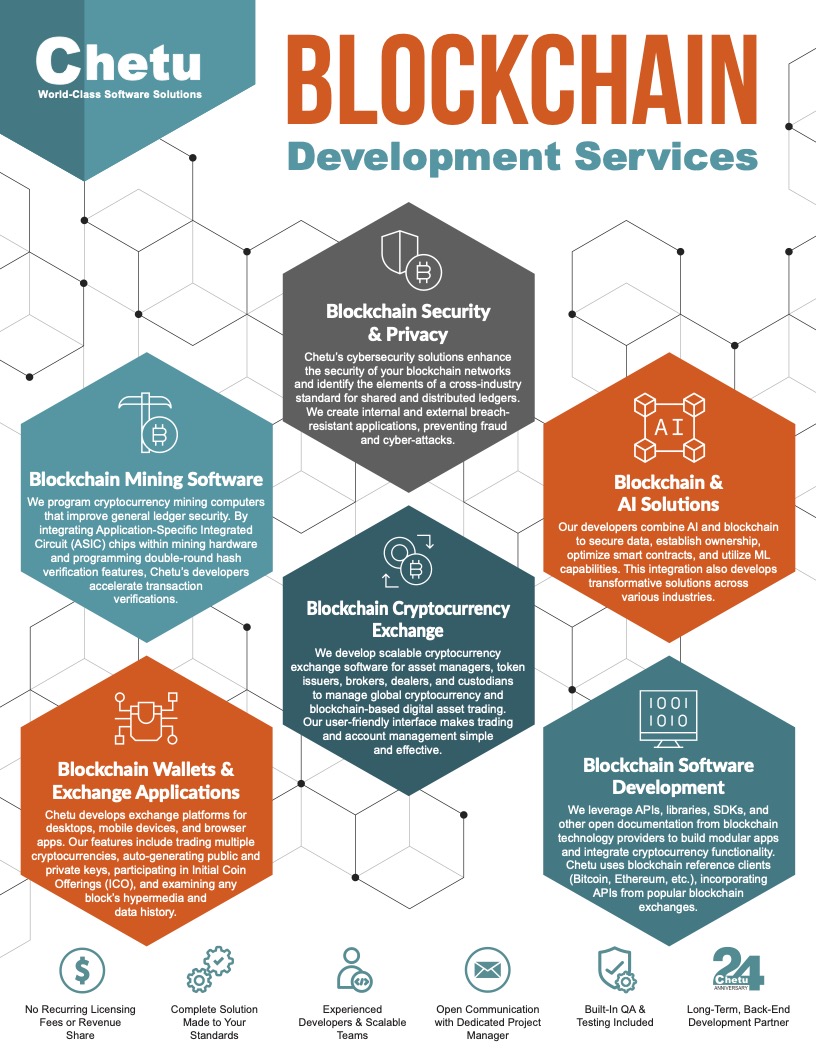 Blockchain Services Flyer