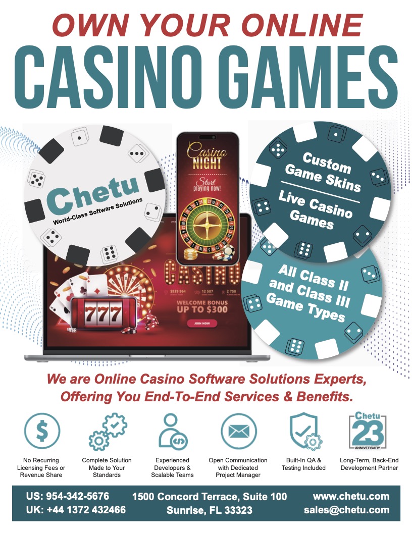 Chetu Online Casino Gaming Tradeshow Flyer