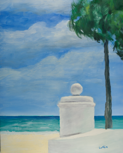 11”x14” Oil Painting of a Beach in South Florida on Panel