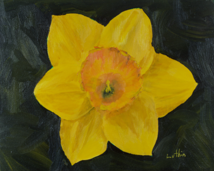 8"x10" Floral Oil Painting on Panel