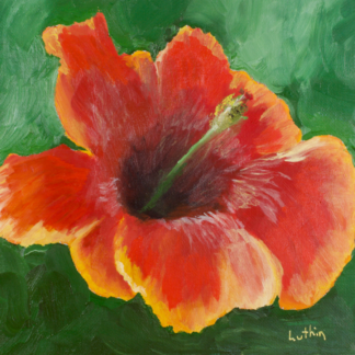 8"x10" Floral Oil Painting on Panel