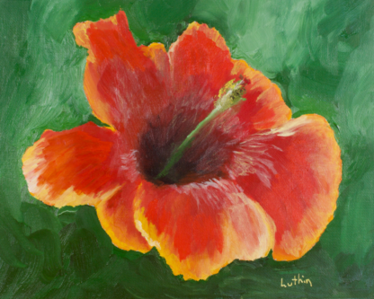 8"x10" Floral Oil Painting on Panel