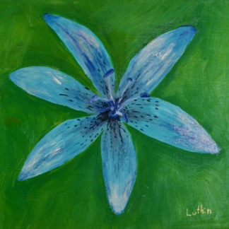 8"x10" Floral Oil Painting on Panel