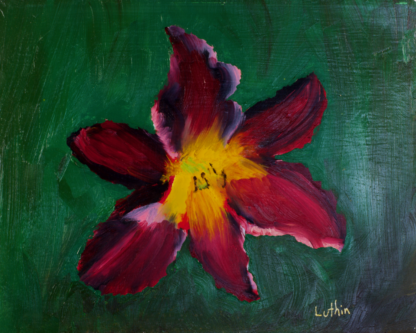 8"x10" Floral Oil Painting on Panel