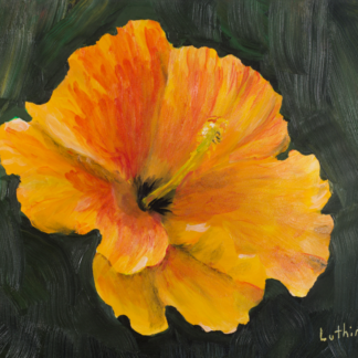 8"x10" Floral Oil Painting on Panel