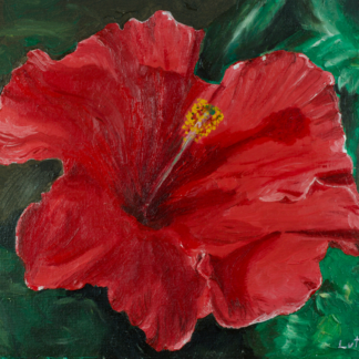 8"x10" Floral Oil Painting on Panel