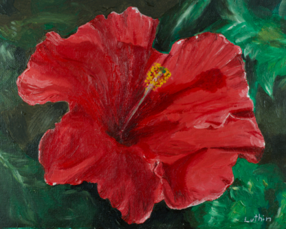 8"x10" Floral Oil Painting on Panel